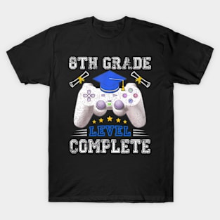 8th Grade Level Complete Gamer Class Of 2024 T-Shirt